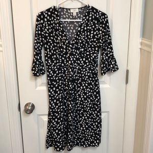 LOFT black and white dress